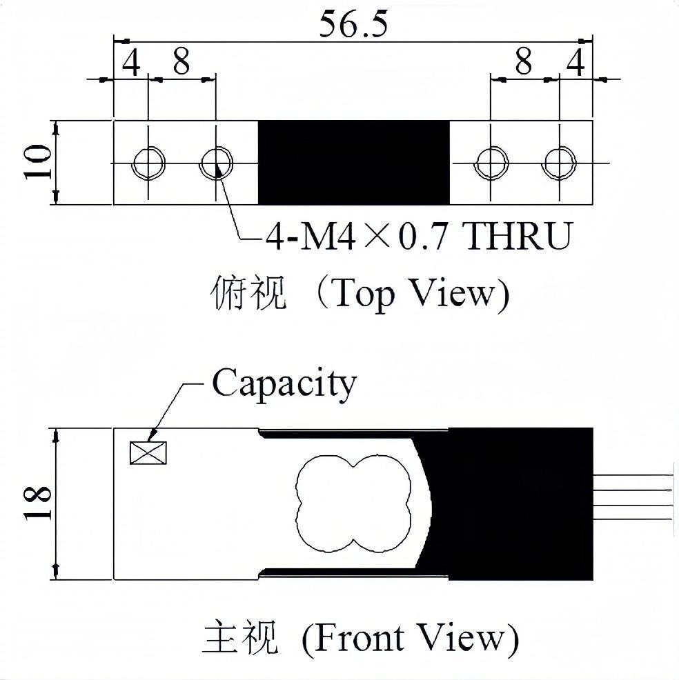High Accuracy Single Point Load Cell 80KG size