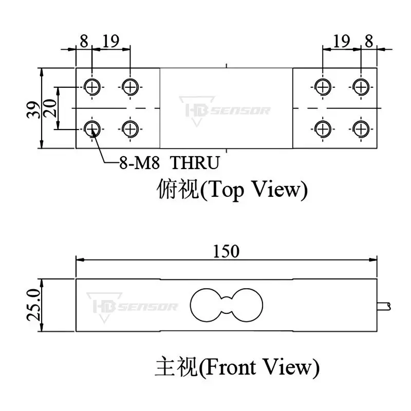 Single Point Types of Strain Gauge Load Cell Sensor For Weighing