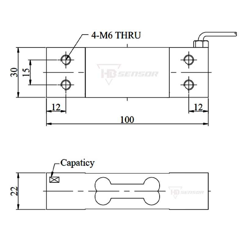 Single Point Types of Strain Gauge Load Cells For Weighing.