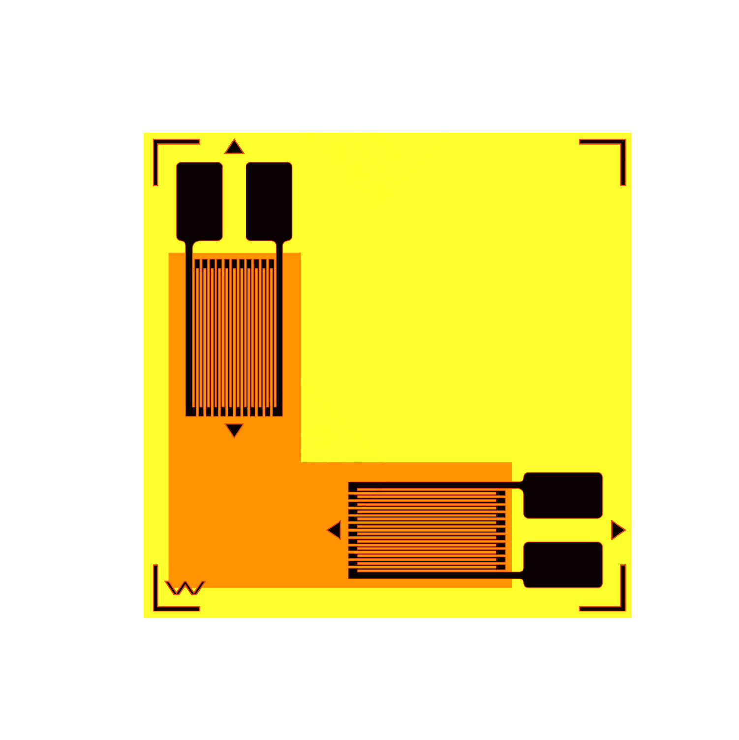 High Quality Precision Multi-Axial Strain Gauges Load Cell For High Accuracy Measuring Stress Analysis testing