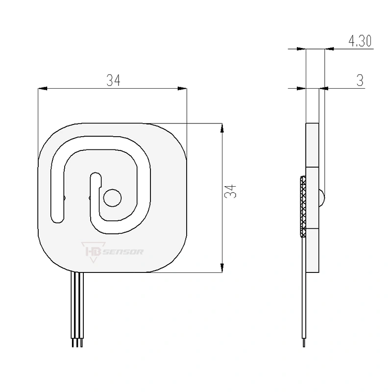 Micro Alloy Steel Strain Gage Half Bridge Types Load Cells For Smart Micro Weighing Device SIZE