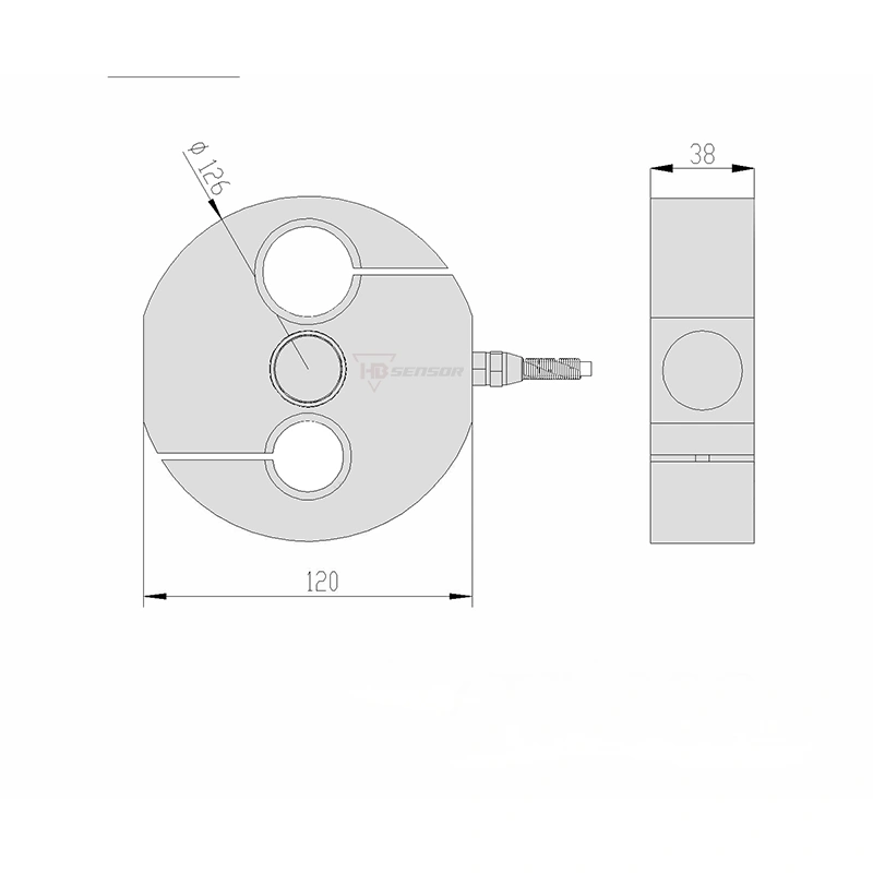 S Type Tension Load Cell For Hopper Scales for size