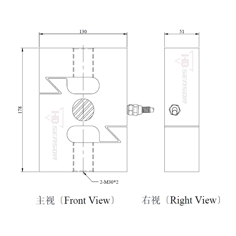 S Type Tension Load Cell Sensor 10(t) for Industrial Automation for size