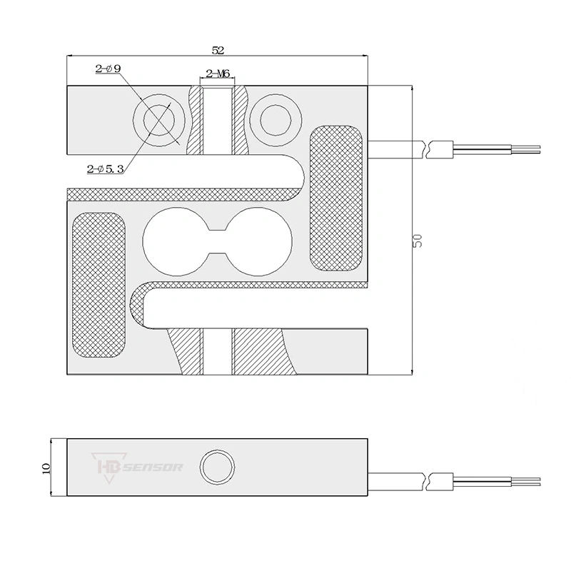 S Type Tension Micro Load Cell Force Sensor for Industrial Automation force measurement for size 