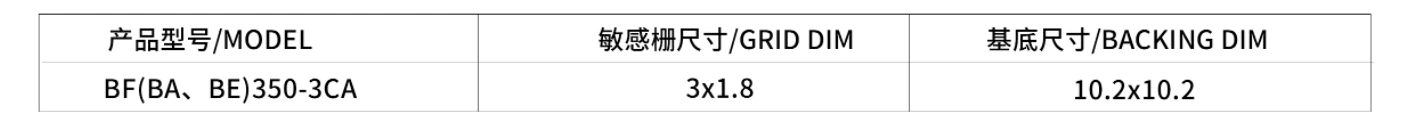 Foil Types Of Strain Gauges Sensor SIZE
