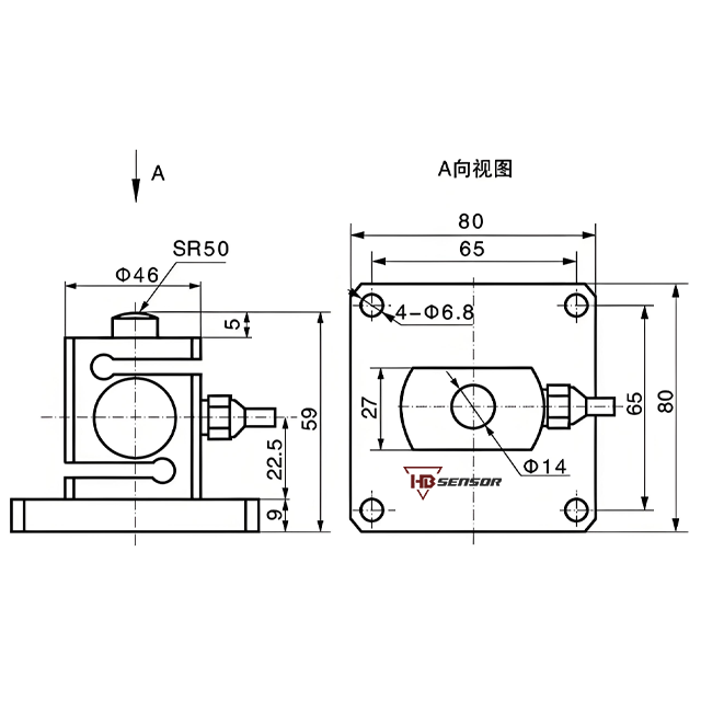 HBTLS3001B-Types-Load-Cell-Compression-Force-Sensor-For-Electronic-belt-scales-and-Packaging-Scales-SIZE.