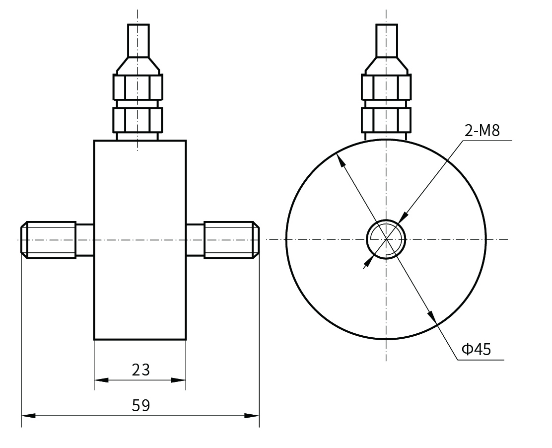 HBTLSF3011 Compression Force Sensor 0.5t for Measurement 