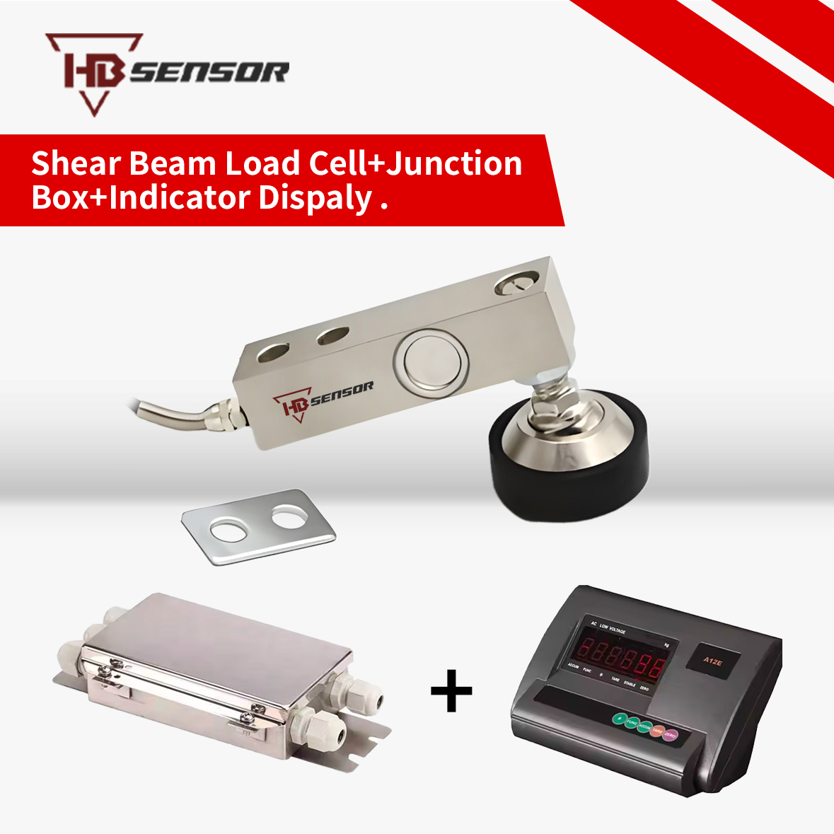 Shear Beam Load Cell kit with indicator