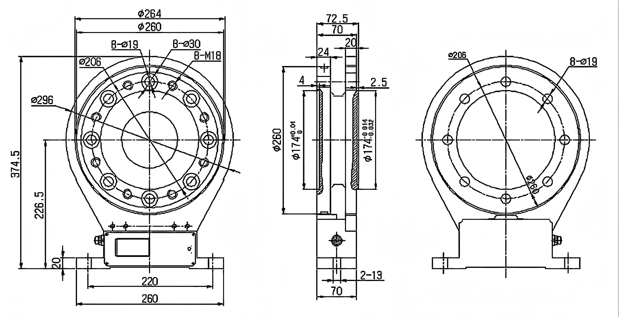 torque sensor size
